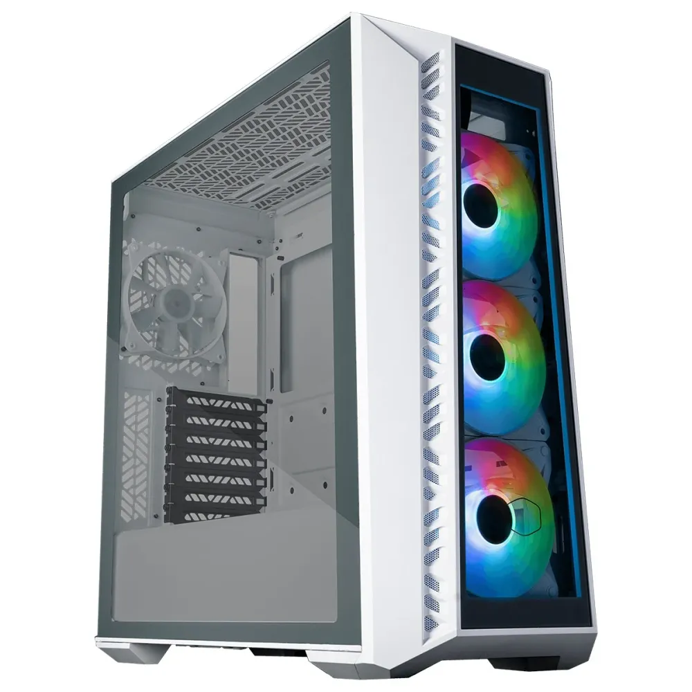Caixa ATX Cooler Master MasterBox 520 ARGB Branca