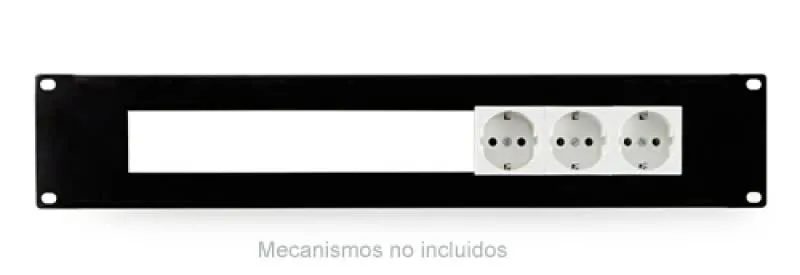 Painel Para Móveis Rack 19 Para Instalar Tomadas - FRP-33M