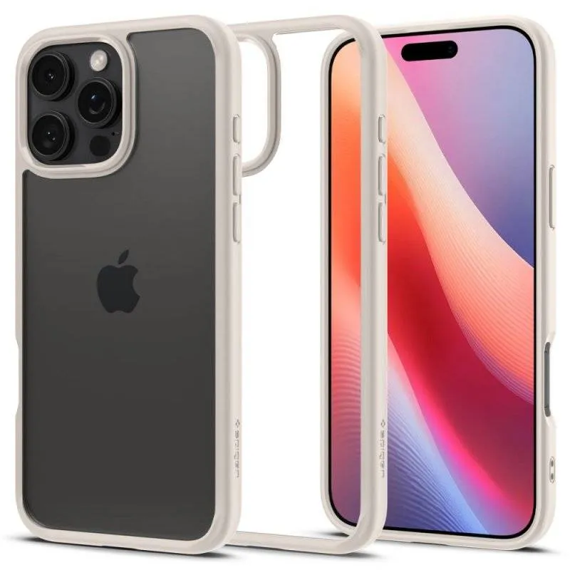 Capa Spigen iPhone 16 Pro Max Ultra Hybrid Natural Titanium
