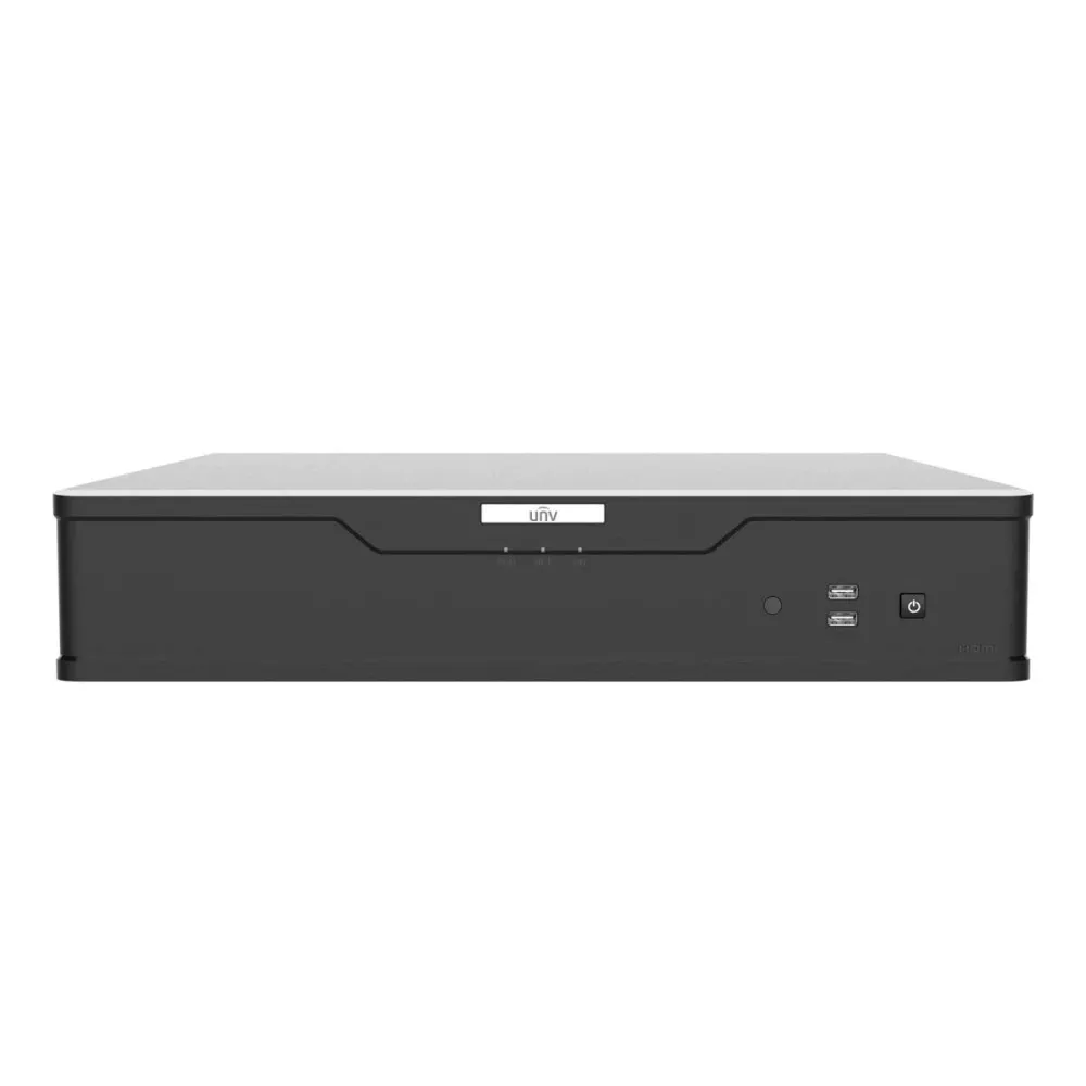 Gravador DVR Uniview Easy 32 Canais BNC 4x IP 4K Preto - XVR304-32Q3