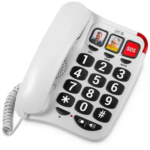Telefone Fixo Spc Comfort Numbers 2 Branco