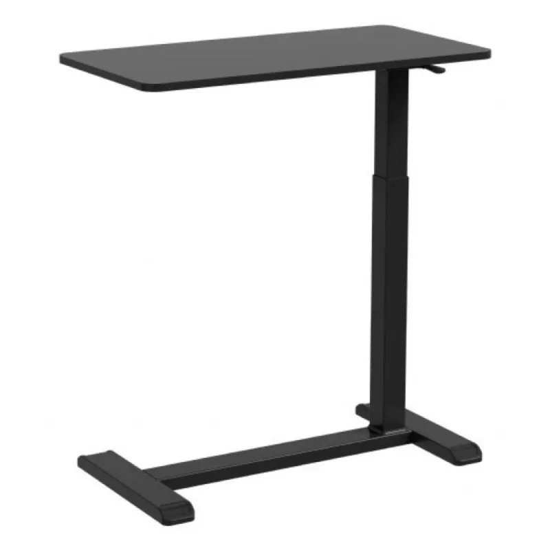 Gembird TVS-DESK-02-BK Secretária Móvel com Altura Regulável com Tabuleiro 770x400mm Preta