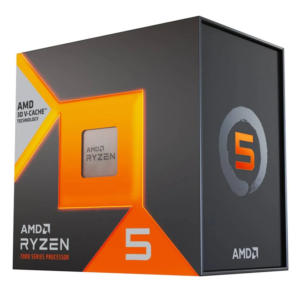 Processador AMD Ryzen 5 7500X3D Zen 4 6-Core 4.0GHz c/ Turbo 4.5GHz 102MB Cache SktAM5