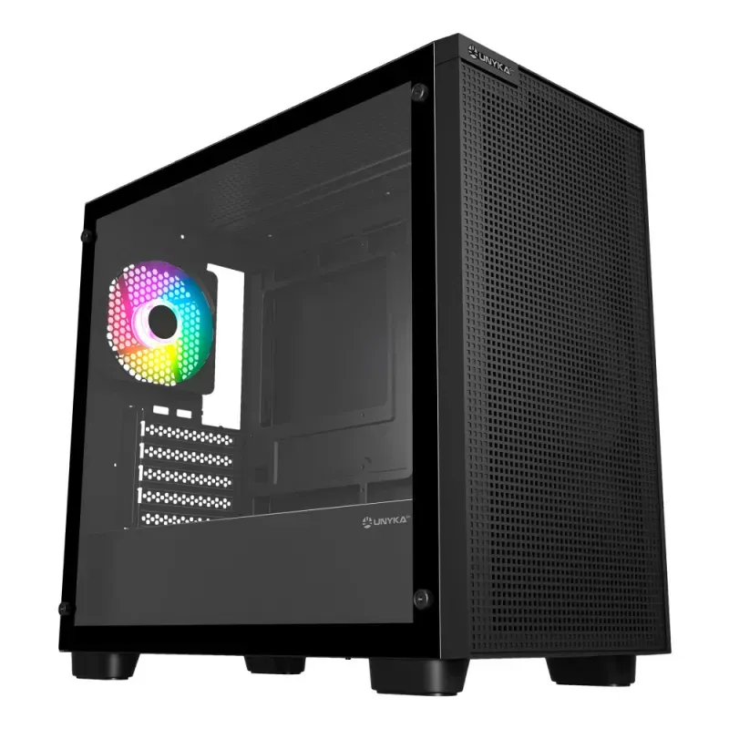 UNYKA GAMING CAIXA ATX REVELAT MESH EDGE 1USB 3.0 2USB 2.0 BLACK