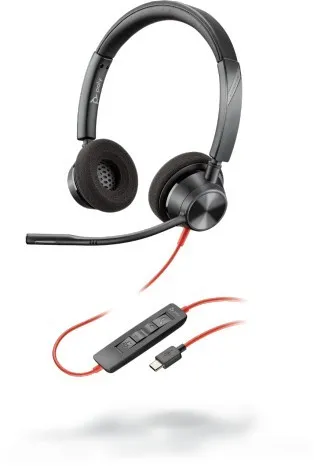 Poly Blackwire 3320 Headset USB-C para Centro de Chamadas