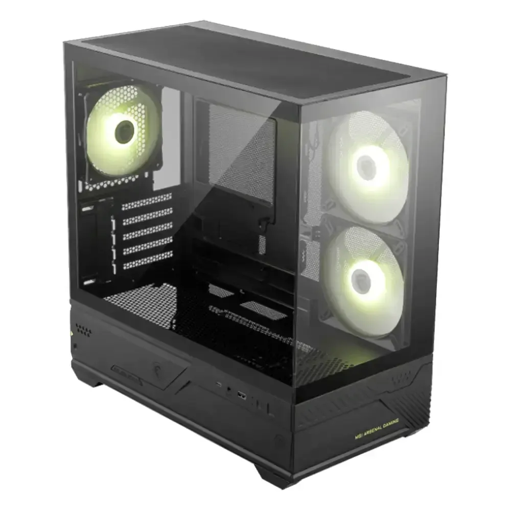 Caixa MATX MSI MAG PANO M110R ARGB Preta