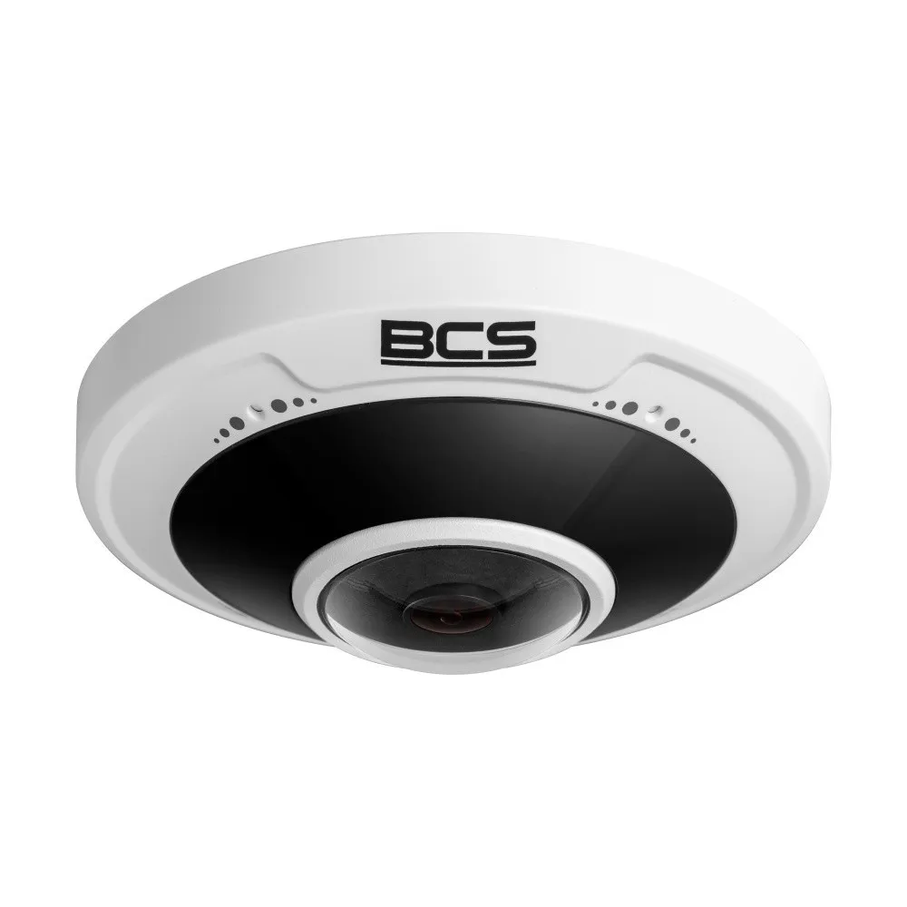 Câmara IP 5MP Fisheye BCS BCS-P-FIP25FWR1 com BCS-P-FIP25FWR1