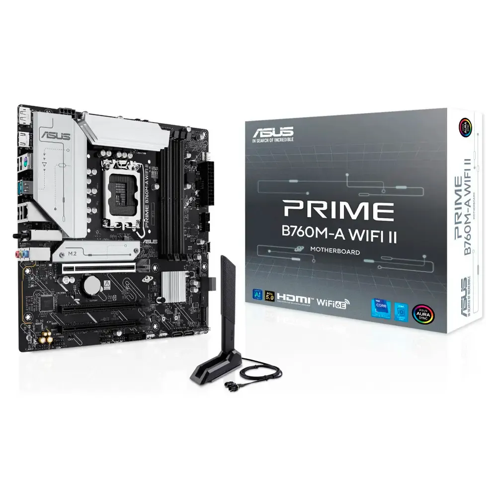 Motherboard Micro-ATX Asus Prime B760M-A WiFi II Skt1700