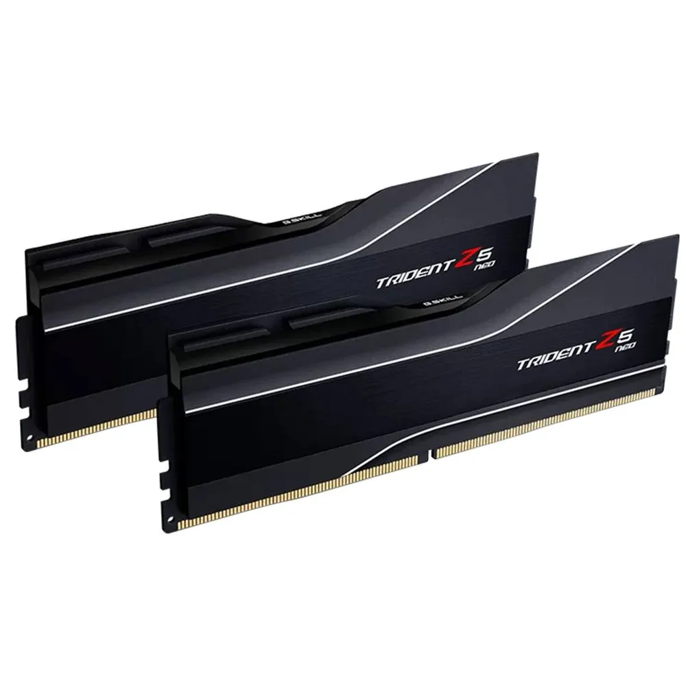 Memória RAM UDIMM G.SKILL Trident Z5 Neo 32GB (2x16GB) DDR5-6000MHz (AMD Expo/Intel XMP) CL36 (36-36-36-96) 1.35V Preta