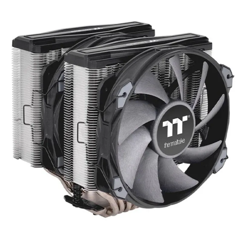 Cooler CPU Thermaltake TOUGHAIR 710 7 Pipes Cooler de CPU de Torre Dupla 140mm Preto