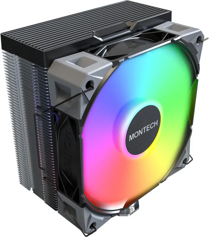 Cooler CPU Montech NX400 120mm Preto ARGB