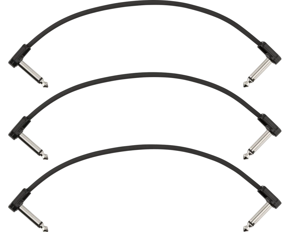 Fender Blockchain 20cm Patch Cable 3-pack Angle/Angle