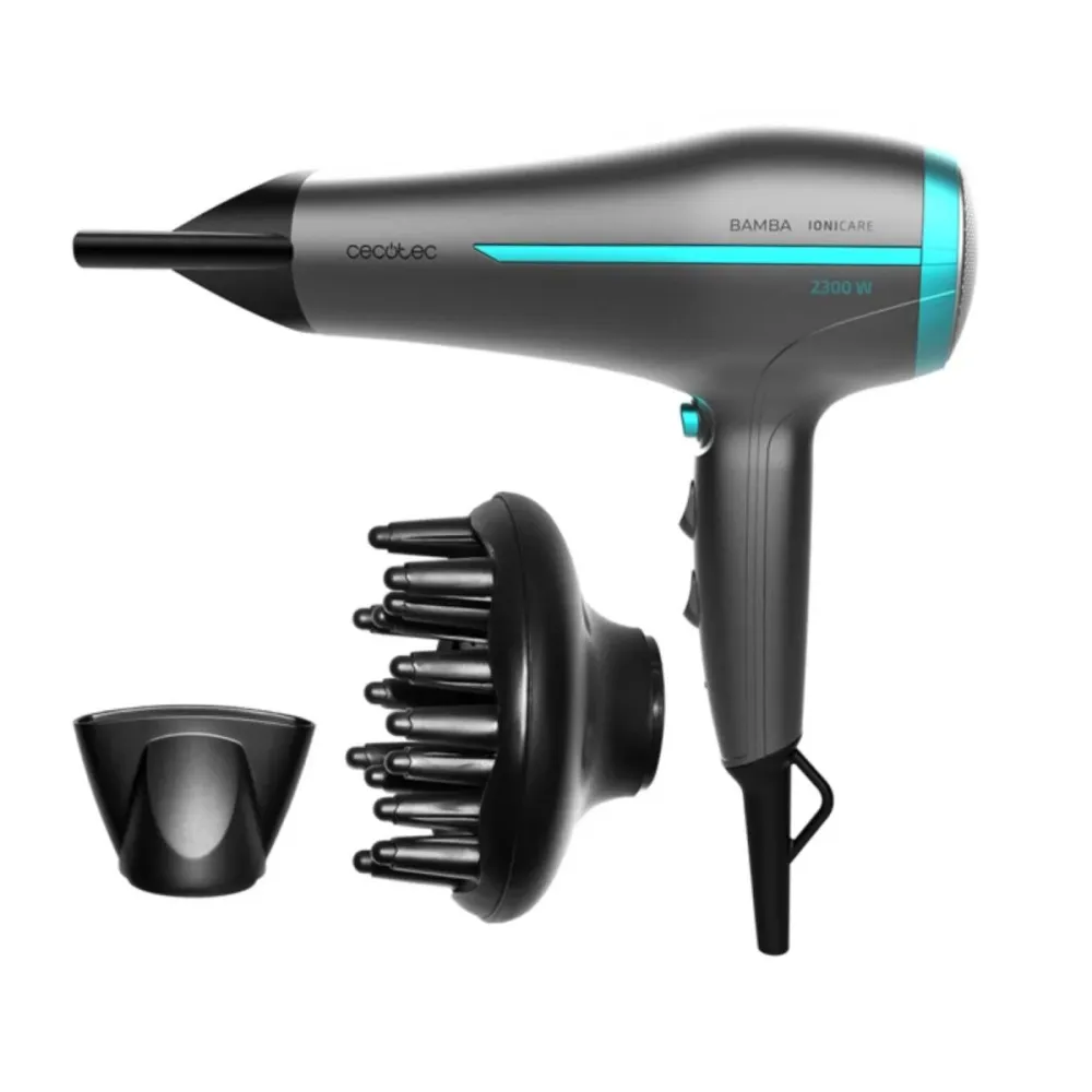 Secador de Cabelo Cecotec IoniCare 5200 Aura Preto 2300 W