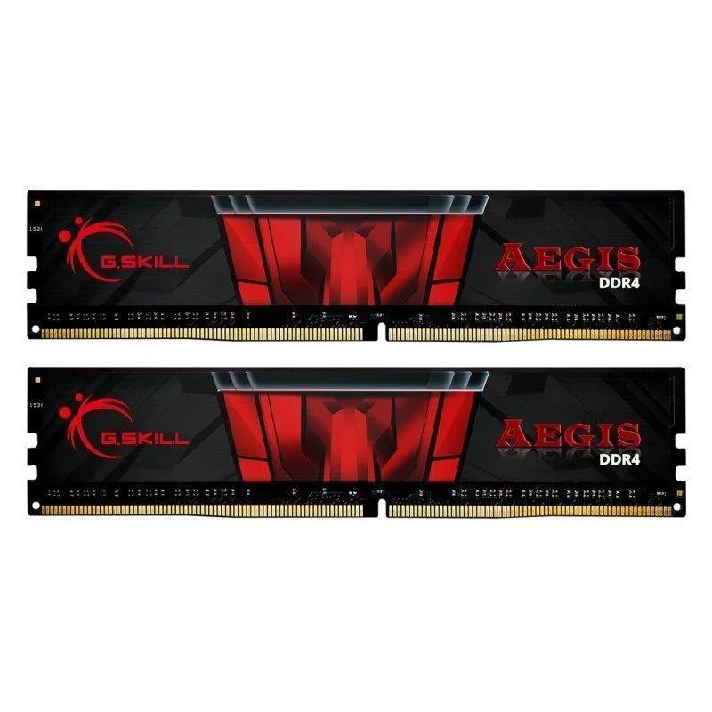 Memória RAM G.Skill Aegis 16GB 2x8GB DDR4 2666MHz CL19 Kit Dual Channel XMP Preto