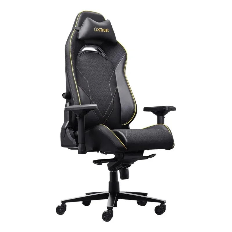 Cadeira Gaming Trust GXT 721 Ruya Pro preta alumínio base ergonómica 4D
