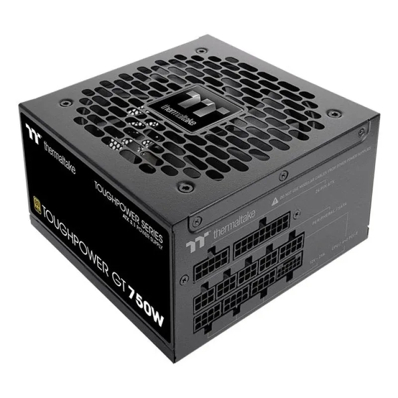 Fonte Alimentação Thermaltake Toughpower GT Fonte de Alimentação ATX 3.1 750W 80+ Gold Totalmente Modular Preta