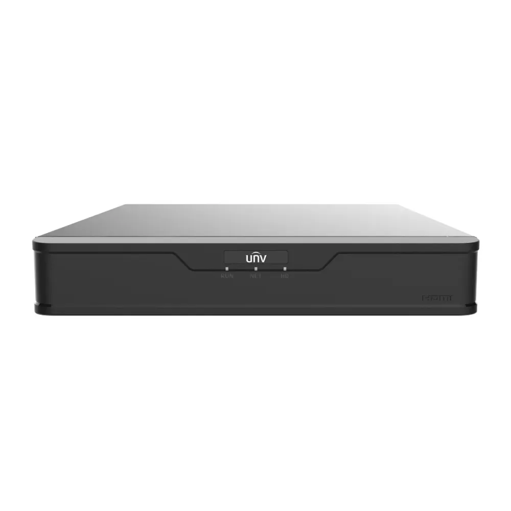 Gravador DVR Uniview Easy 4 Canais HDTVI/HDCVI/AHD/CVBS + 2 extra IP Preto - UV-XVR301-04Q4