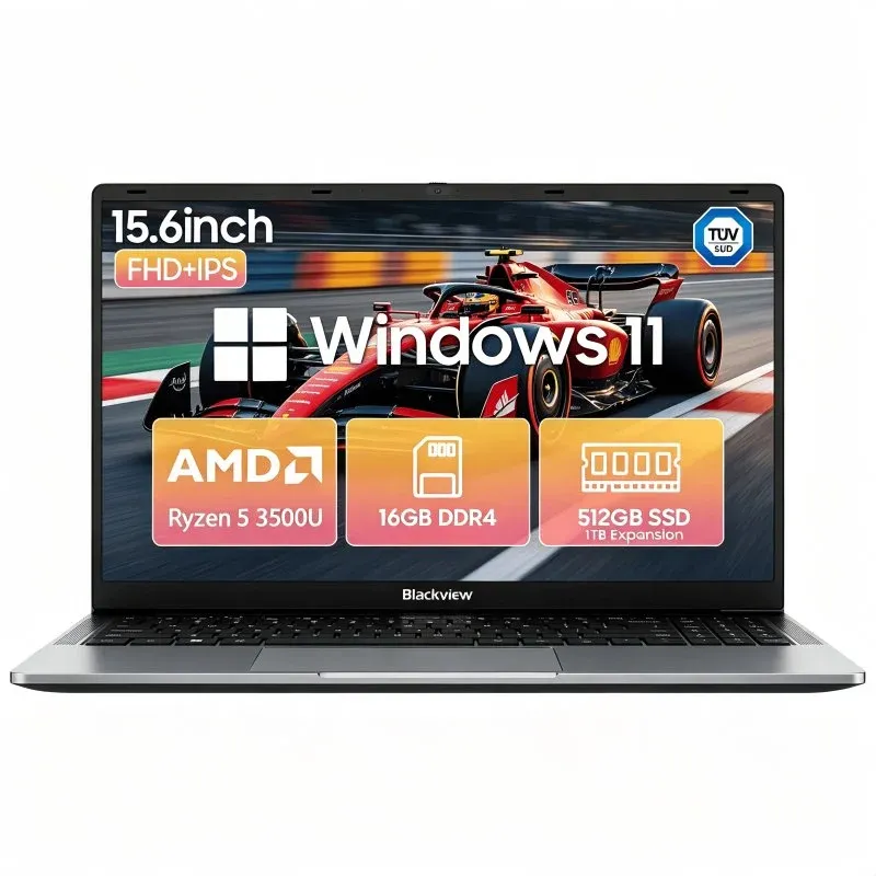 Portátil Blackview Acebook 6 15.6" AMD Ryzen5 3500U 16GB 512GB SSD Gráficos Integrados Windows 11