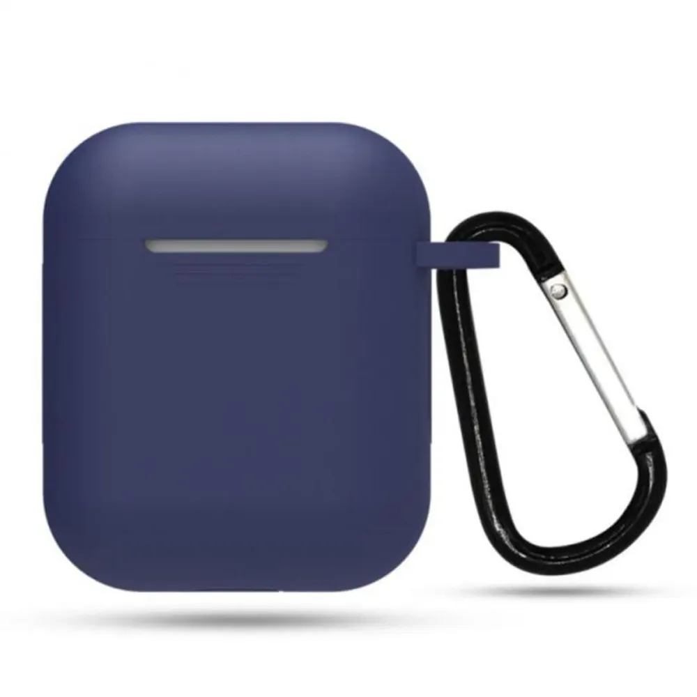 Bolsa em Silicone AirPods Azul Escuro
