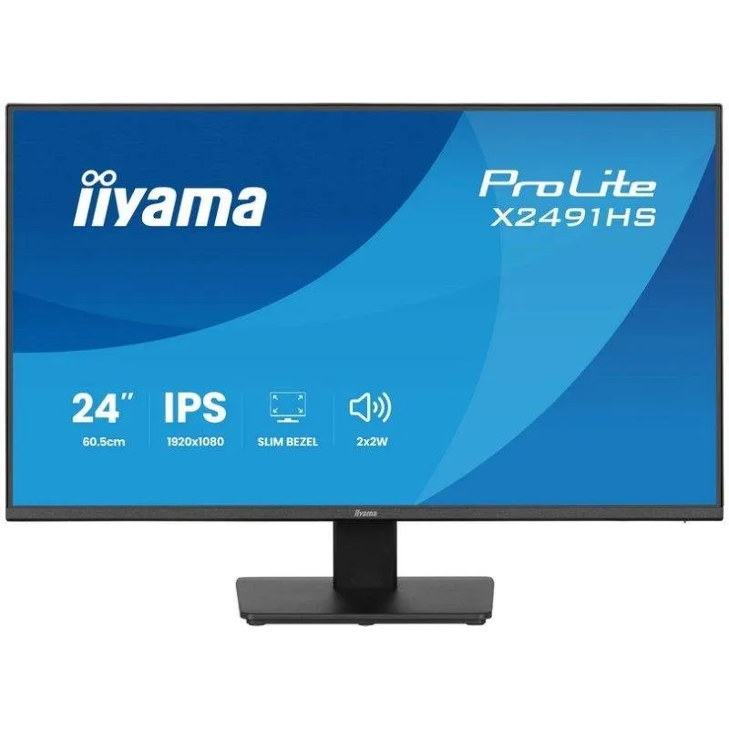 Monitor iiyama ProLite X2491HS-B1 24" FullHD 120Hz IPS 1ms Borda Fina