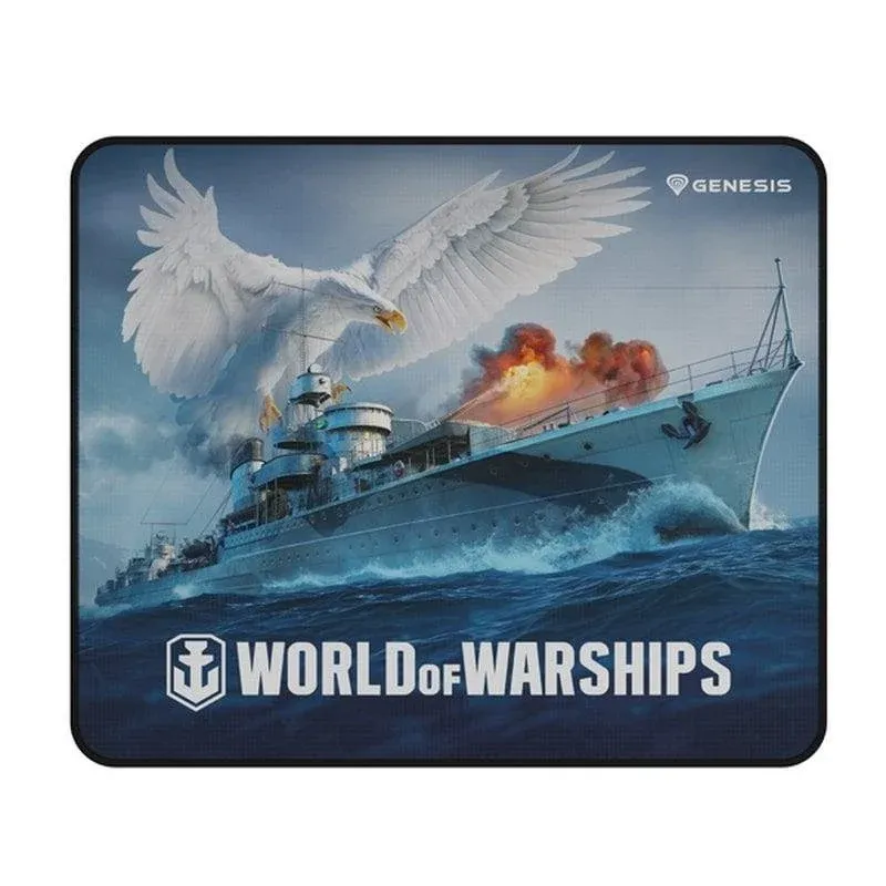 Tapete de rato gaming Genesis Carbon 500 M WOWS Blyskawica 300x250mm