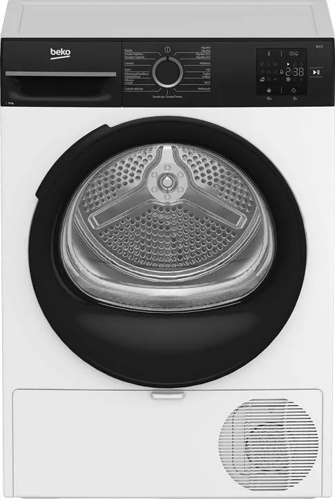 Máquina de Secar Roupa BEKO BM3T30230W (10 kg - Bomba de Calor - Branco)
