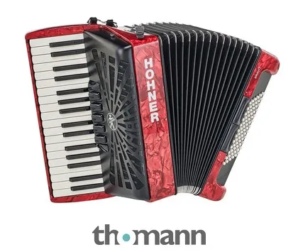 Hohner Bravo III 72 Red silent key