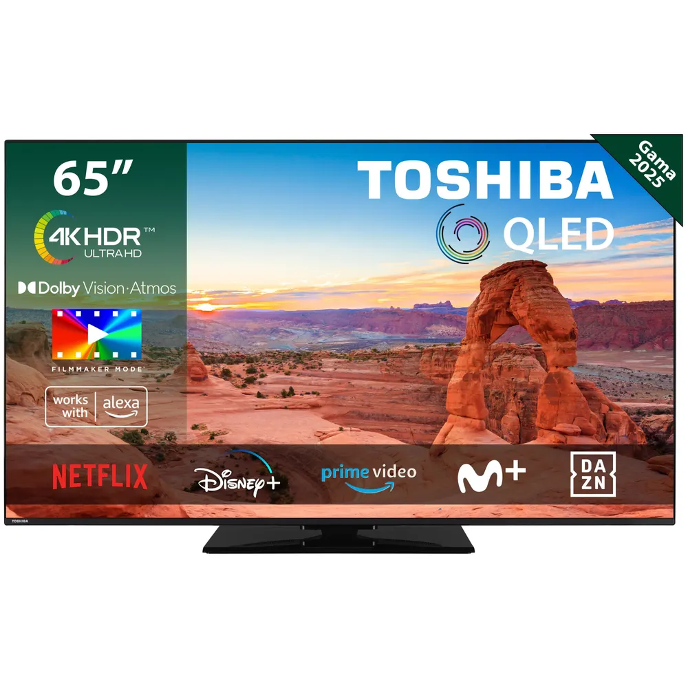 Televisor TOSHIBA 65QV3463DG (65" - 4K UHD - QLED - Smart TV Vidaa)