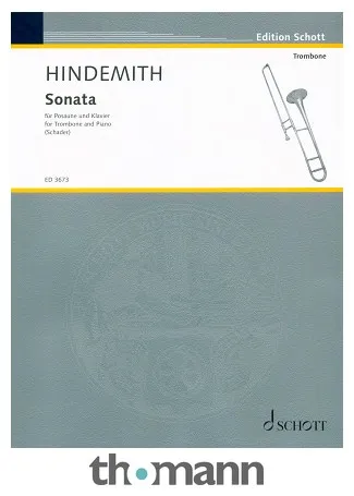 Schott Hindemith Sonate Posaune