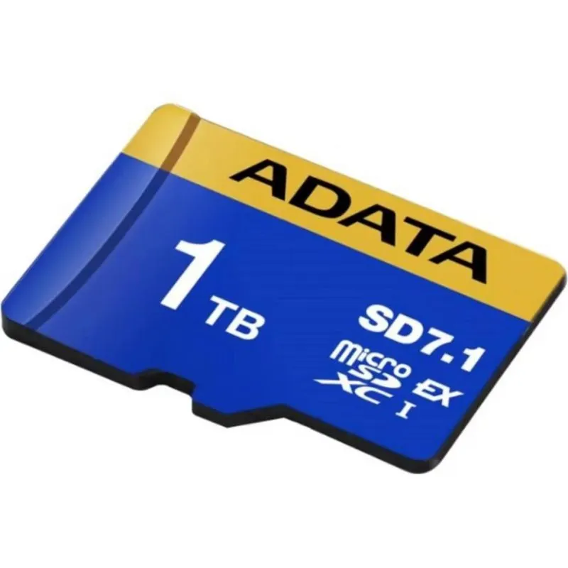 Cartão microSDXC Adata UD1TEX3L1-C 1000GB UHS-I U3 V30 azul/amarelo