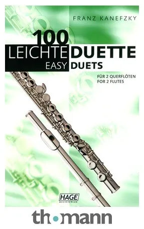 Hage Musikverlag 100 Leichte Duette Querflöte