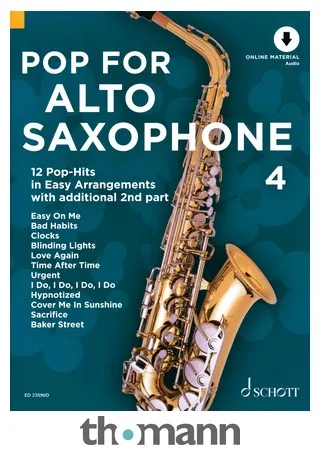 Schott Pop For Alto Saxophone 4