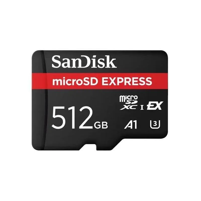 SanDisk microSDXC EX 512GB UHS-I U3 880MB/s 650MB/s