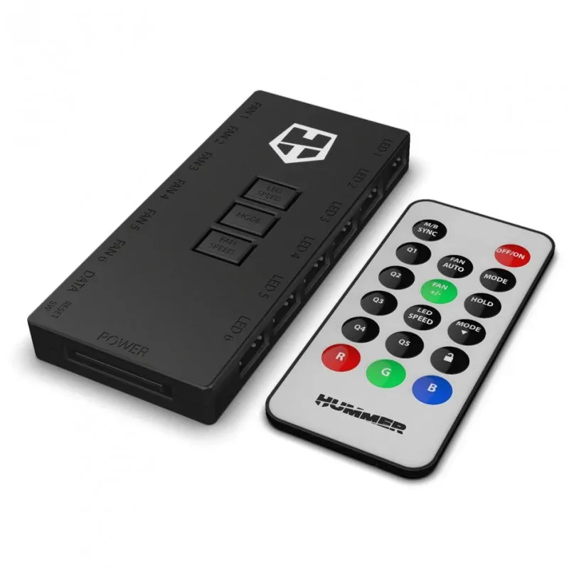Hub Nox Hummer Controlador Remoto para Ventoinhas A-RGB