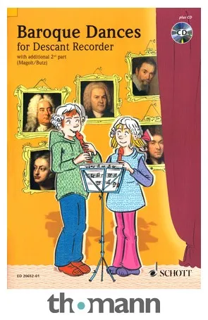 Schott Baroque Dances Recorder