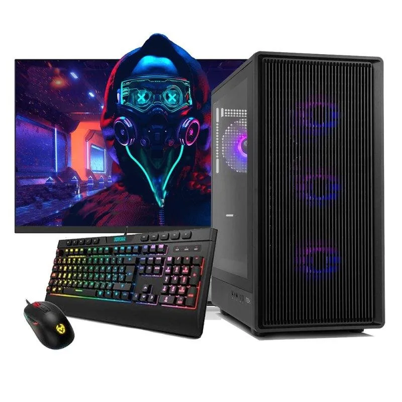Desktop NeoPC Iota AMD Ryzen 5 3400G 16GB 480GB SSD Windows 11 Pro 27"