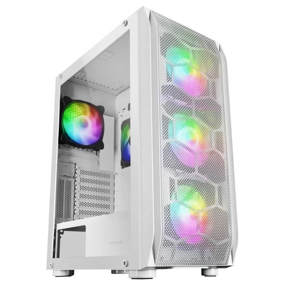 Caixa Extended-ATX Mars Gaming MC-KX ARGB Vidro Temperado Branca