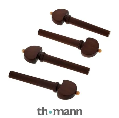 Berdani Violin Pegs Dark Boxwood EN/WH