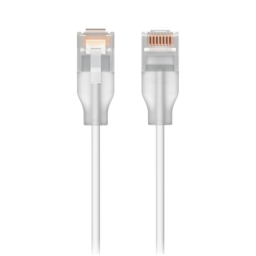 Cabo de Rede Ubiquiti Etherlighting UACC-Cable-Patch-EL-1M-W 1M Branco