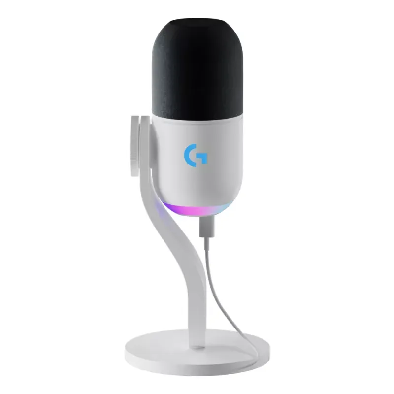 Microfone Logitech G Yeti GX . Dynamic RGB Branco