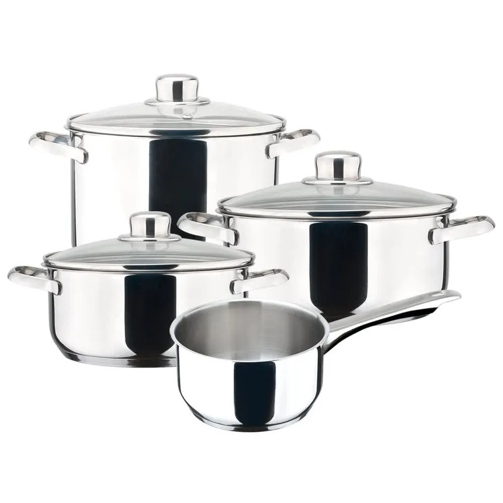 Trem de Cozinha Dux 7 Peças p/ Gás, Elétrico, Vitrocerâmica e Indução (Aço Inoxidável) - MAGEFESA