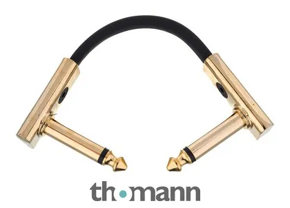 Harley Benton Pro-10 Gold Flat Patch Cable