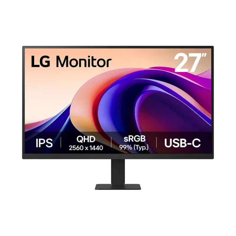 LG MONITOR IPS 27" 16:9 QHD 100HZ 5MS HDMI USB-C 27U631A-B