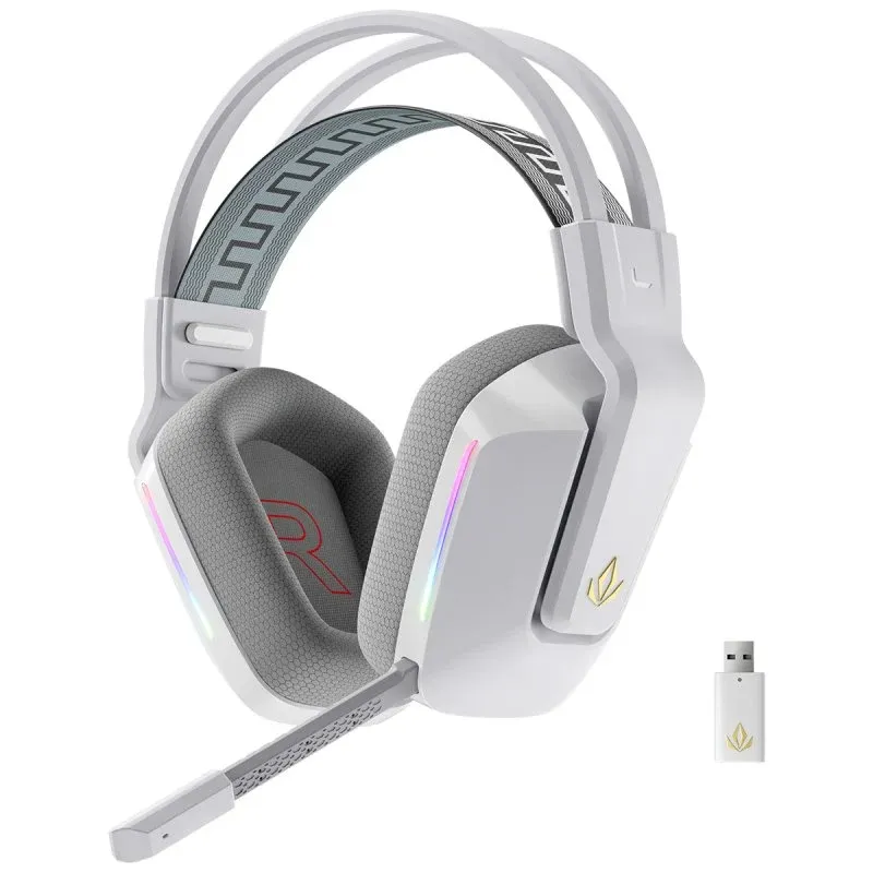 Forgeon Captain RGB Headset com Microfone Sem Fios Gaming Brancos