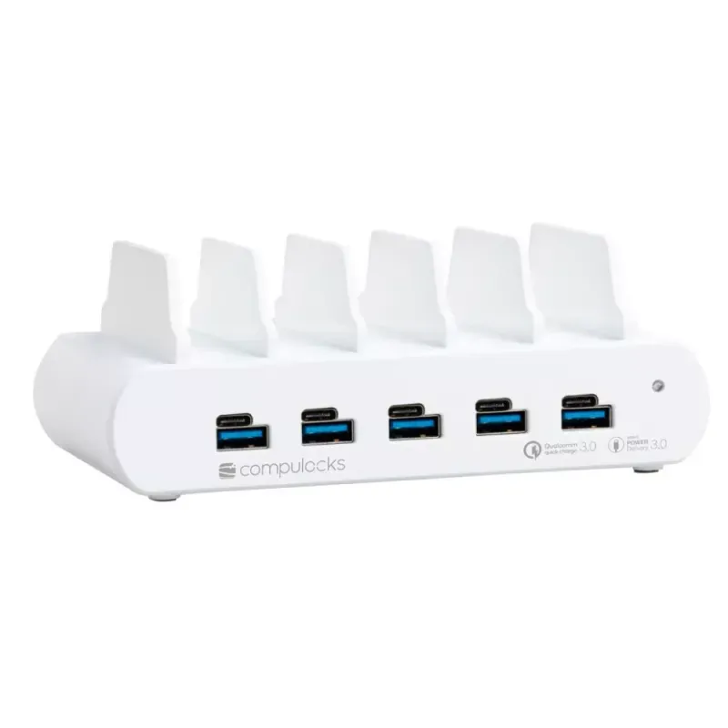 Estação de carregamento Compulocks USB de 5 portas