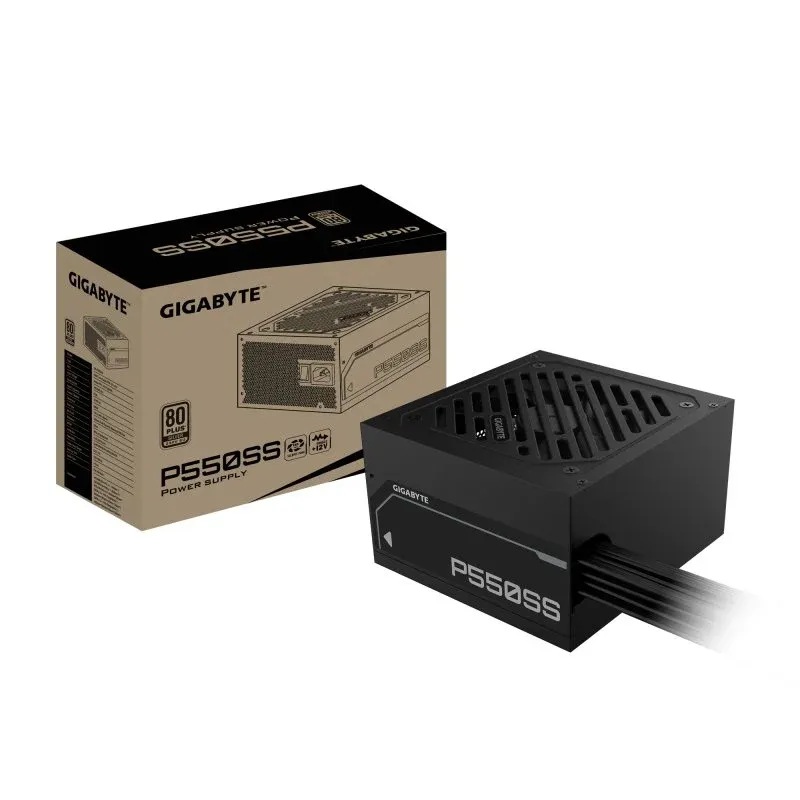 Fonte Alimentação Gigabyte P550SS Fonte de Alimentação ATX 3.1 550W 80 PLUS Silver