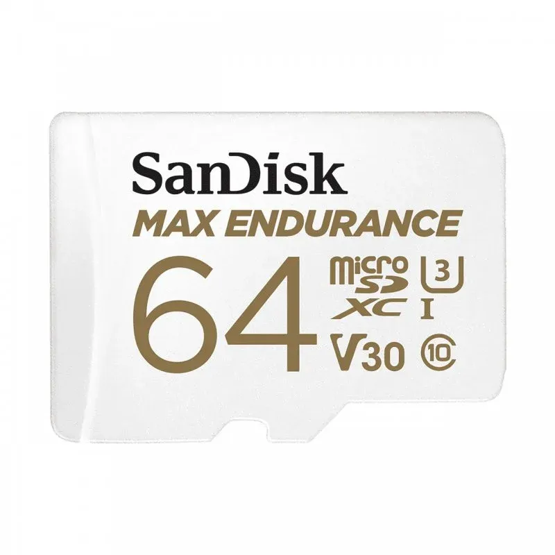 Sandisk Max Endurance 64GB MicroSDXC UHS-I U3 V30 Classe 10