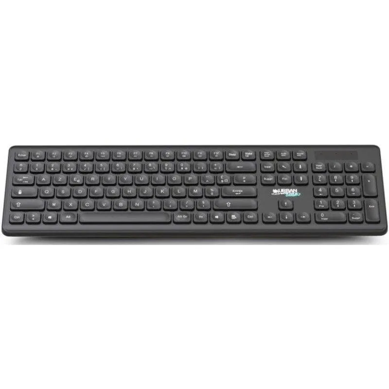 Teclado Urban Factory GWK24UF sem fios RF AZERTY completo preto