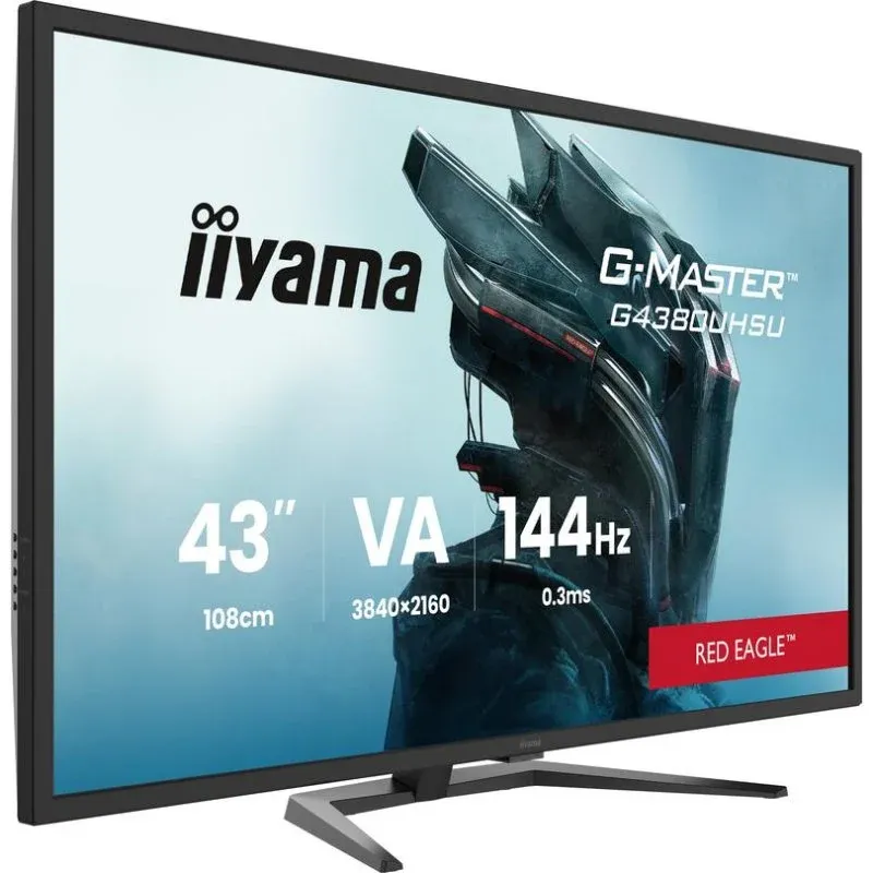 Monitor iiyama G-MASTER G4380UHSU-B2 43" UltraHD 4K 144Hz VA Tela Plana HDR400 Gaming