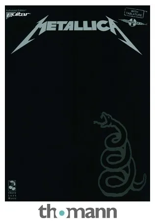 Cherry Lane Music Company Metallica Black Album Guitar